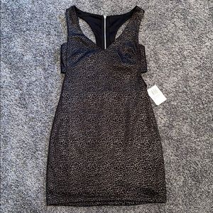Black Cheeta Dress